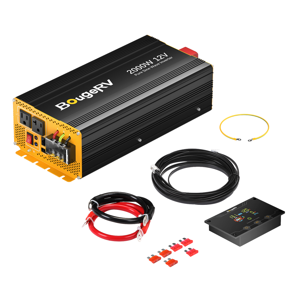 BougeRV 400 Watt 12V Rigid Solar System Kit