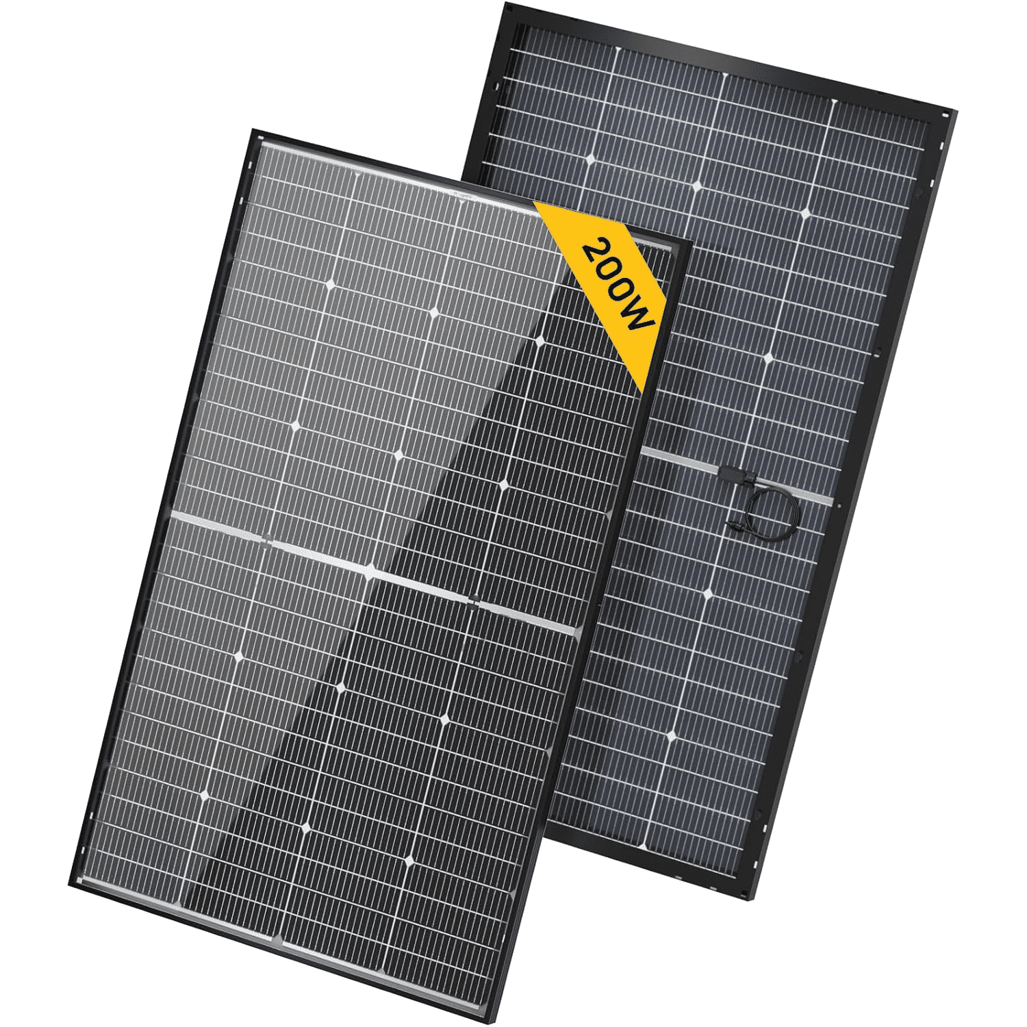 BougeRV 200 Watt bifacial solar panel
