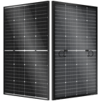 BougeRV 200 Watt bifacial solar panel