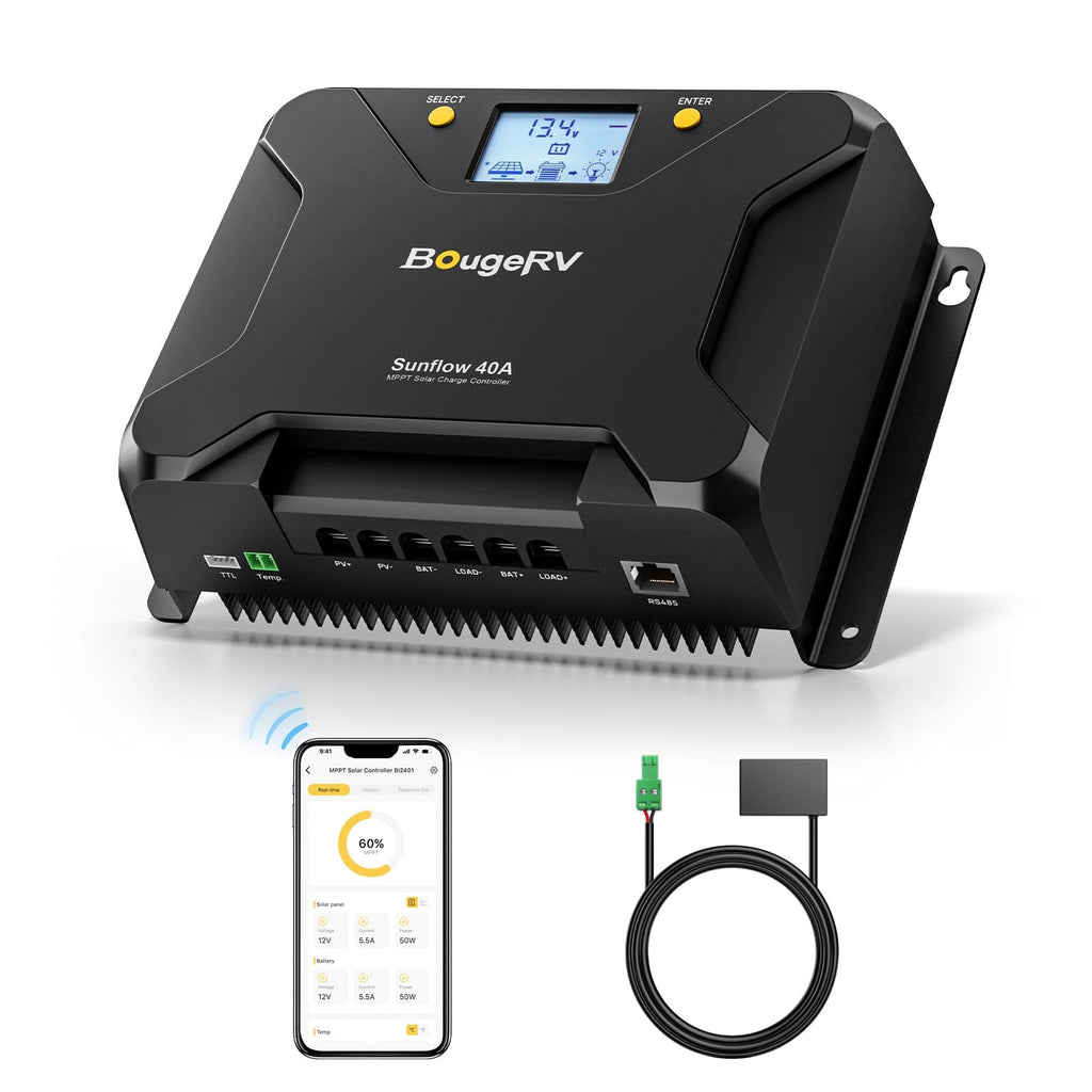BougeRV 400 Watt 12V Rigid Solar System Kit
