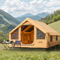 VEVOR Inflatable Tent for Family Camping Tent 5-8 Person Glamping with Hand Pump