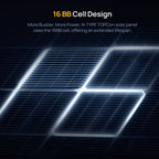 BougeRV 200W 12V Rigid Solar System Kit