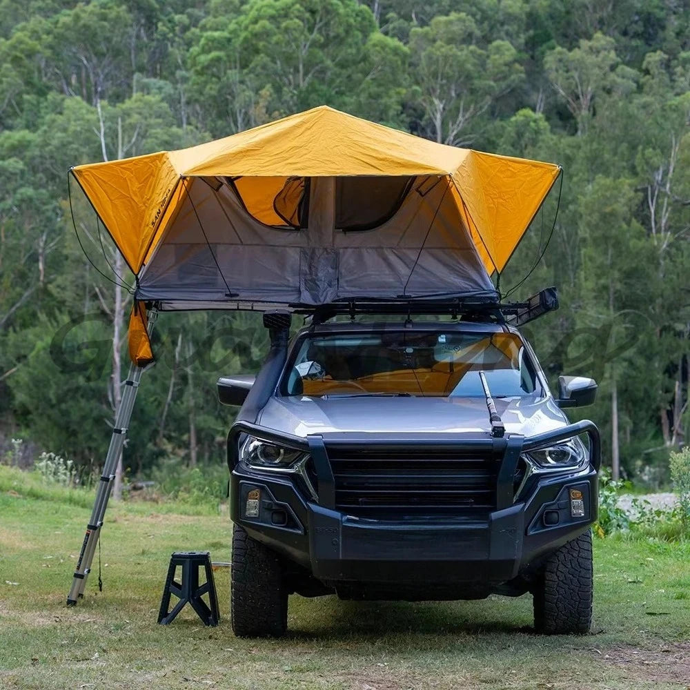 Quick Setup Soft Shell Roof Tent Waterproof Lightweight Car Roof Tent 4X4 Off-Road Landing Camping