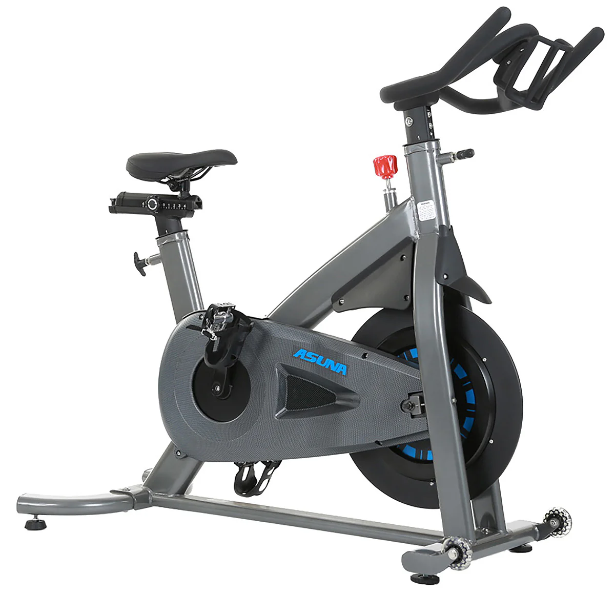 Sunny Health & Fitness Magnetic Chain Drive Turbo Commercial Indoor Cycling Trainer Exercise Bike