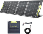200 Watt Portable Solar Panel, 23.5% High Efficiency 200W Foldable Solar Panel Charger IP67 Waterproof Solar Panel Kit W/Dc XT60 MC4 Anderson Output for Home Farm Camping RV Power Station