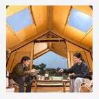 VEVOR Inflatable Tents for Camping 8-12 Person Glamping Window Tent W/ Hand Pump