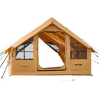 VEVOR Inflatable Tent for Family Camping Tent 5-8 Person Glamping with Hand Pump