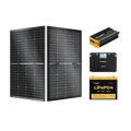 BougeRV 200W 12V Rigid Solar System Kit