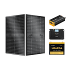 BougeRV 200W 12V Rigid Solar System Kit